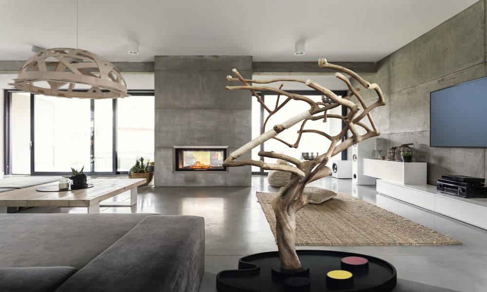 Post-Modern Tree Stand in Living Area